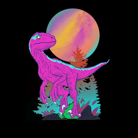 Velociraptor from another universe - NeatoShop