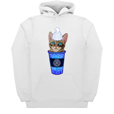 Christmas Snowflake Brown Tabby Cat Coffee tiny thumbnail
