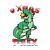 O Xmas T-Rex Funny Christmas Dinosaur tiny thumbnail