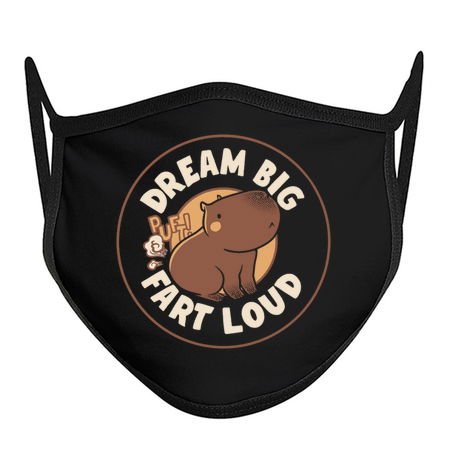 Dream Big Fart Loud Capybara by Tobe Fonseca tiny thumbnail