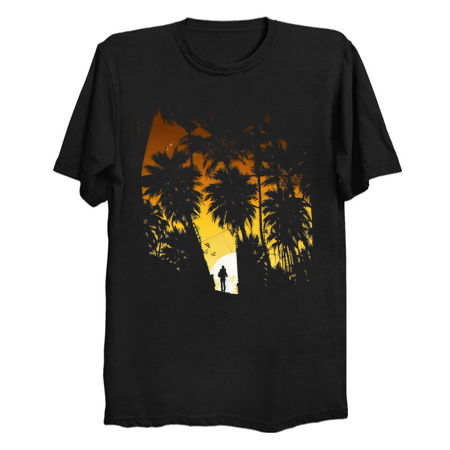 Palm Tree Sunset Landscape - California tiny thumbnail