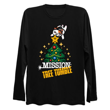 Mission: Tree Tumble Funny Christmas Cat tiny thumbnail