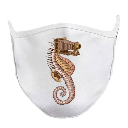 Hippocampus Camerarum. Seahorse with camera head tiny thumbnail