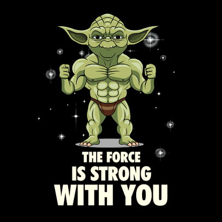 yoda bodybuilder The force is strong with you - NeatoShop