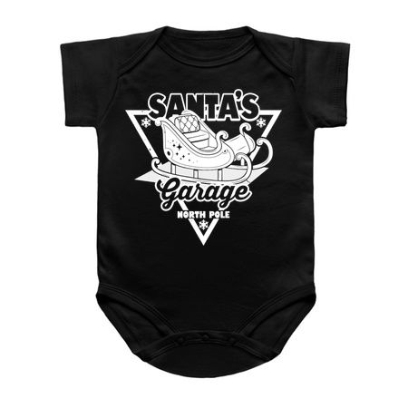 Santa's Garage Retro Vintage Santa Claus Christmas tiny thumbnail