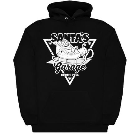 Santa's Garage Retro Vintage Santa Claus Christmas tiny thumbnail