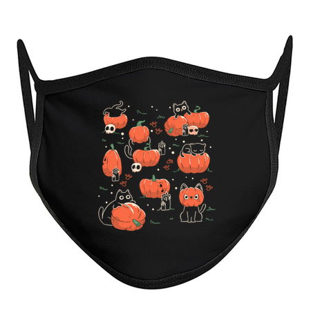 Pumpkin Halloween Cats by Tobe Fonseca tiny thumbnail