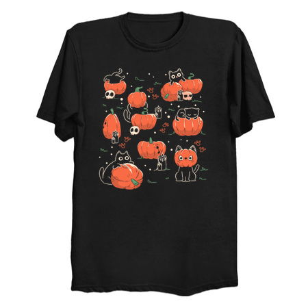 Pumpkin Halloween Cats by Tobe Fonseca tiny thumbnail