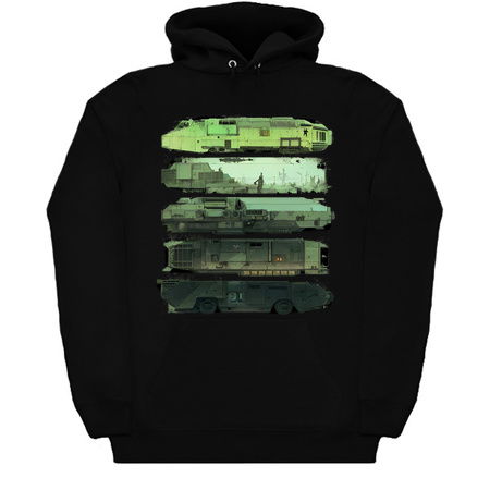 Post-apocalypse Futuristic Scifi Trains tiny thumbnail