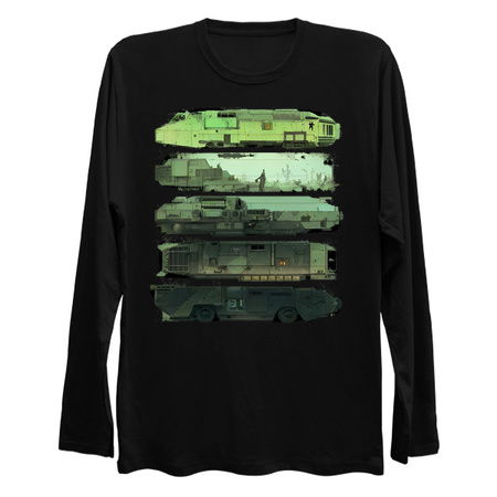 Post-apocalypse Futuristic Scifi Trains tiny thumbnail