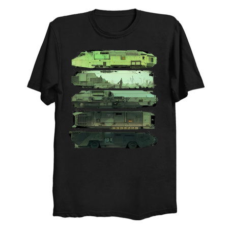 Post-apocalypse Futuristic Scifi Trains tiny thumbnail