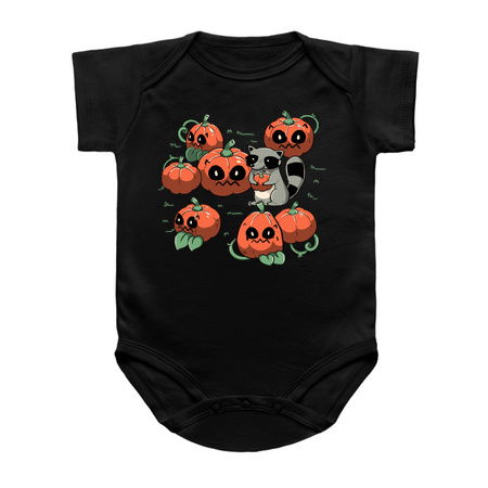 Stolen Pumpkin Halloween Raccoon by Tobe Fonseca tiny thumbnail