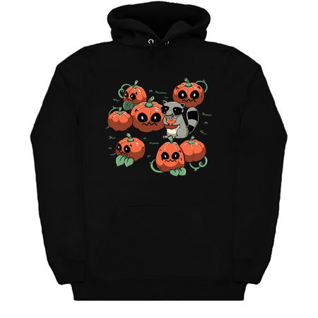 Stolen Pumpkin Halloween Raccoon by Tobe Fonseca tiny thumbnail
