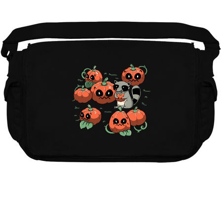 Stolen Pumpkin Halloween Raccoon by Tobe Fonseca tiny thumbnail