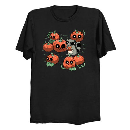 Stolen Pumpkin Halloween Raccoon by Tobe Fonseca tiny thumbnail