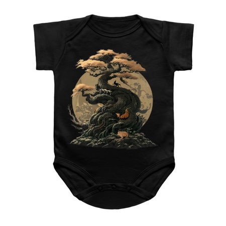 Fantasy Tree of Japan - Foxes and Moon tiny thumbnail