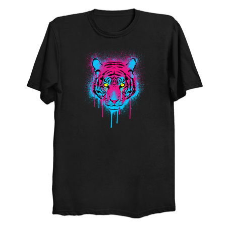 CMYK Graffiti Tiger - NeatoShop