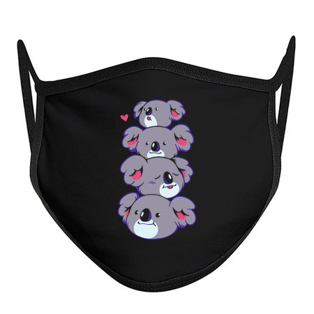 Kawaii Koala Head Pile by Tobe Fonseca tiny thumbnail