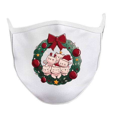 Kitty Garland Cat Christmas by Tobe Fonseca tiny thumbnail