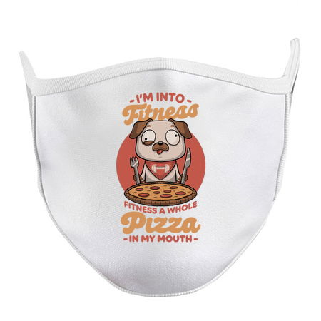 Pizza Fitness Dog - Cute Pet Food Exercise tiny thumbnail