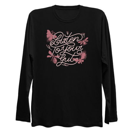 Listen To Your Gut Black by Tobe Fonseca tiny thumbnail