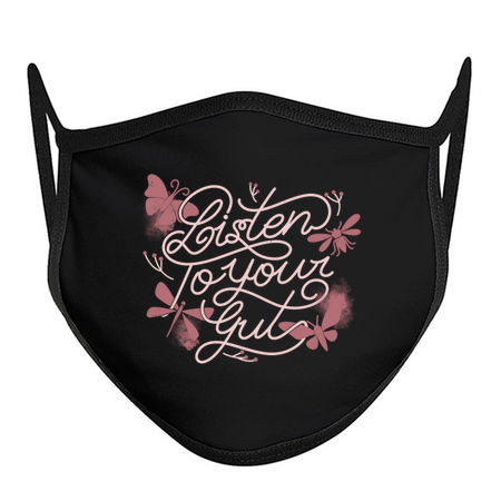 Listen To Your Gut Black by Tobe Fonseca tiny thumbnail