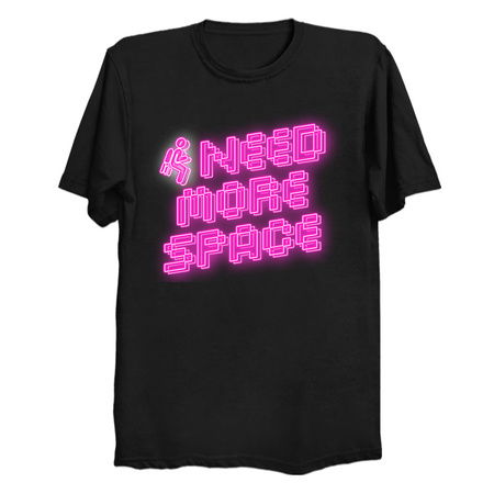 Embrace the Cosmos: Retro 'I Need More Space' T-Shirt for Cosmic Dreamers tiny thumbnail