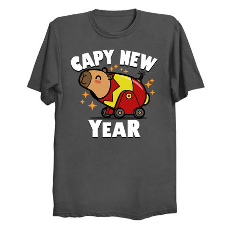 Capy New Year 2025 New Year Cartoon - NeatoShop