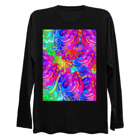 Rainbow Psychedelic Colorful Swirl Pattern tiny thumbnail
