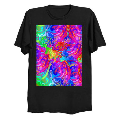 Rainbow Psychedelic Colorful Swirl Pattern tiny thumbnail
