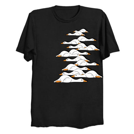 GOOSEBUMPS Lazy Geese Funny Pattern Design tiny thumbnail