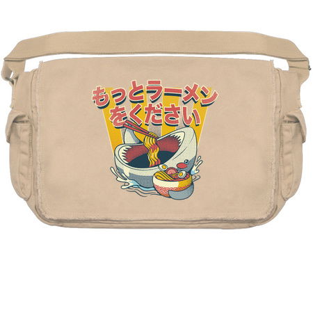 I Need More Ramen Funny Shark by Tobe Fonseca tiny thumbnail