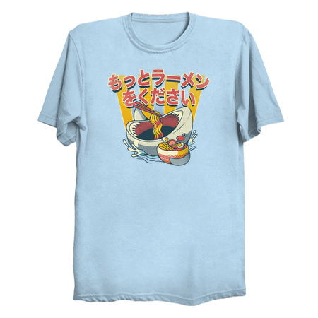 I Need More Ramen Funny Shark by Tobe Fonseca tiny thumbnail