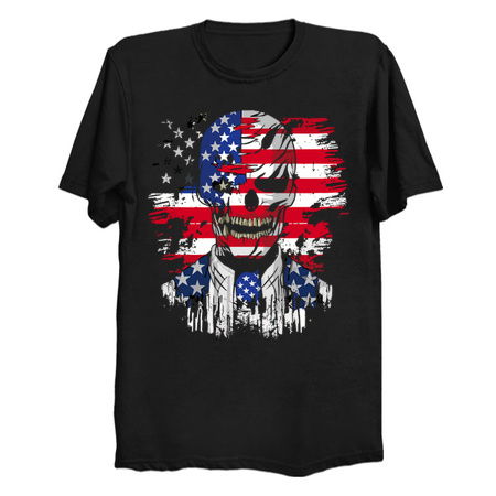 zombie American flag - NeatoShop