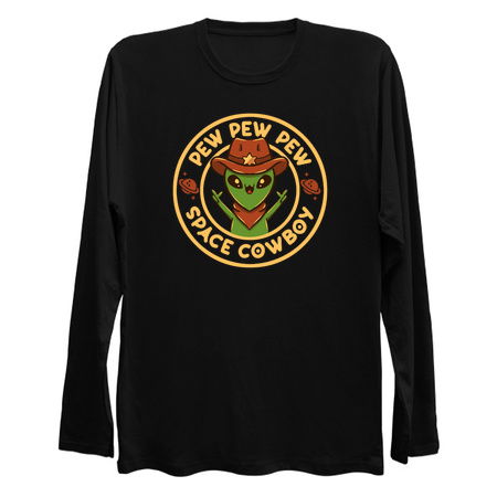 Space Cowboy Funny Alien Brown by Tobe Fonseca tiny thumbnail