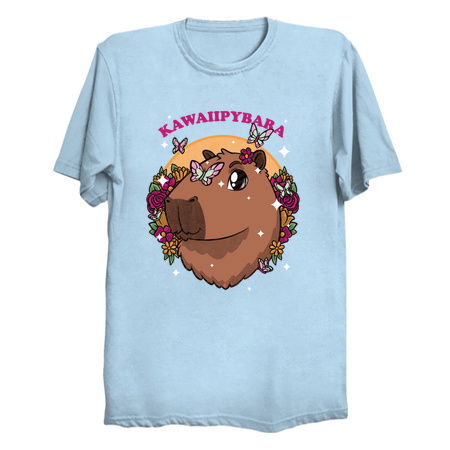 Cute Kawaii Capybara - Flower Pet Gift tiny thumbnail