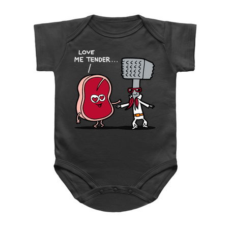 Love Me Tenderizer Retro Valentine Food Cartoon tiny thumbnail