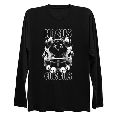 Hocus Pocus Witch Cat - Funny Cursing Gift tiny thumbnail