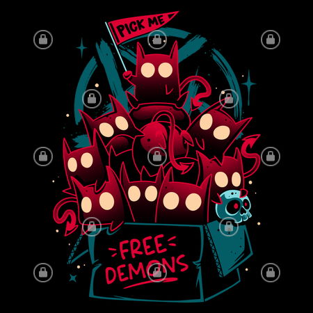 Free Demon Box - Cute Evil - NeatoShop