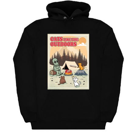 Alien and cats - Cats like the Outdoors tiny thumbnail