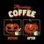 Morning Coffee Before and After Funny Pumpkin by Tobe Fonseca tiny thumbnail
