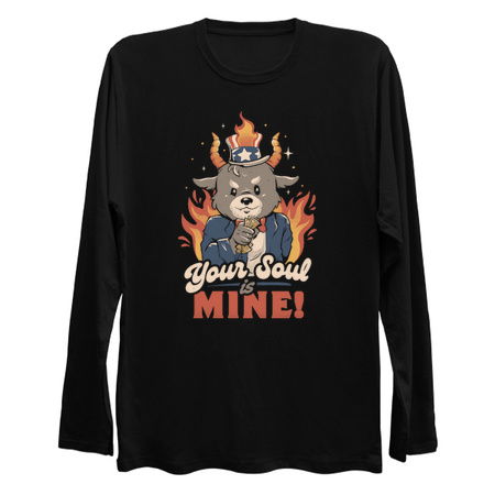 Your Soul is Mine Funny Evil Cute Baphomet Goth Gift tiny thumbnail