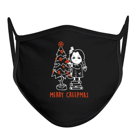 Merry Creepmas Dark Funny Goth Girl Halloween Christmas Gift tiny thumbnail