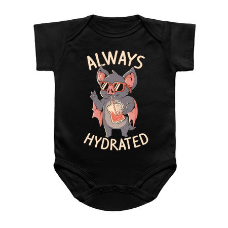 Always Hydrated Dark Funny Bat Halloween Gift tiny thumbnail