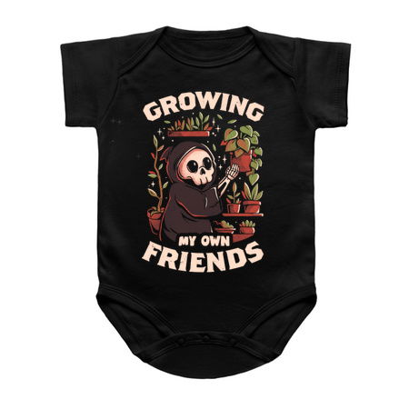 Growing My Own Friends Cute Death Reaper Plants Halloween Gift tiny thumbnail