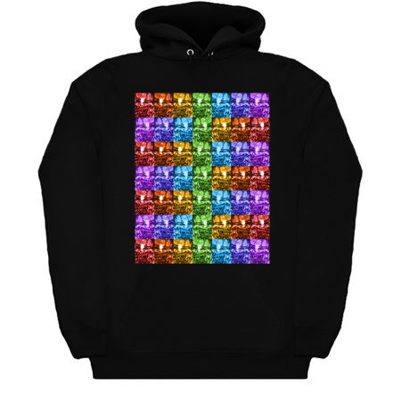 Repeating Rainbow Disco Ball 1970s Pattern tiny thumbnail