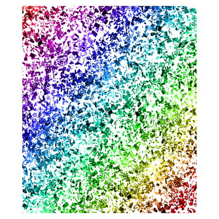 All Over Rainbow Gradient Glass Shards Pattern - NeatoShop