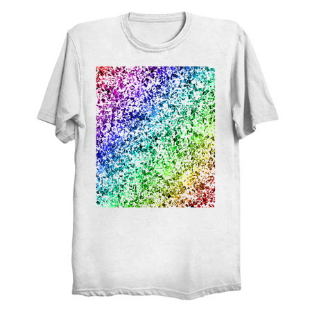 All Over Rainbow Gradient Glass Shards Pattern tiny thumbnail