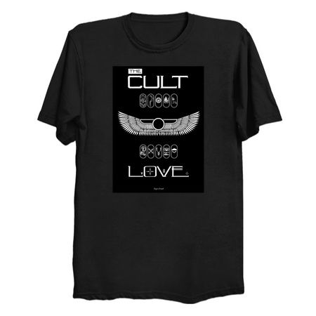 The Cult: Love T-Shirt (Black only) smaller logo etc tiny thumbnail