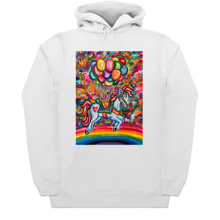 Flying Rainbow Balloon Horse Dream tiny thumbnail